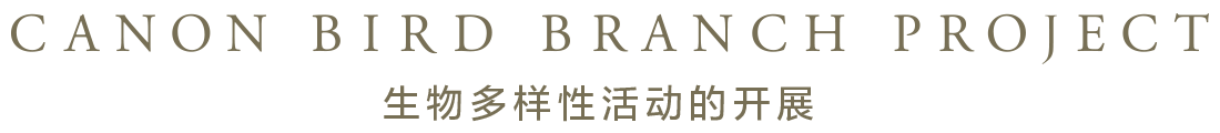 CANON BIRD BRANCH PROJECT 生物多樣性活動(dòng)的開(kāi)展
