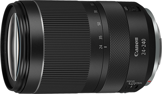 防抖功能強大的高倍變焦鏡頭RF24-240mm F4-6.3 IS USM。